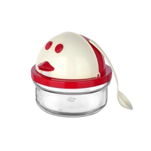 Цукорниця Каченя з ложкою 415мл скло КС-301 ELIF Житомир