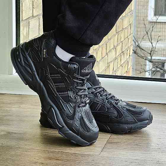 Зимние Мужские Кроссовки Adidas GORE-TEX Черные с МЕХОМ Адидас Гортекс Термо (размеры: 41,42,43,44,45) Днепр