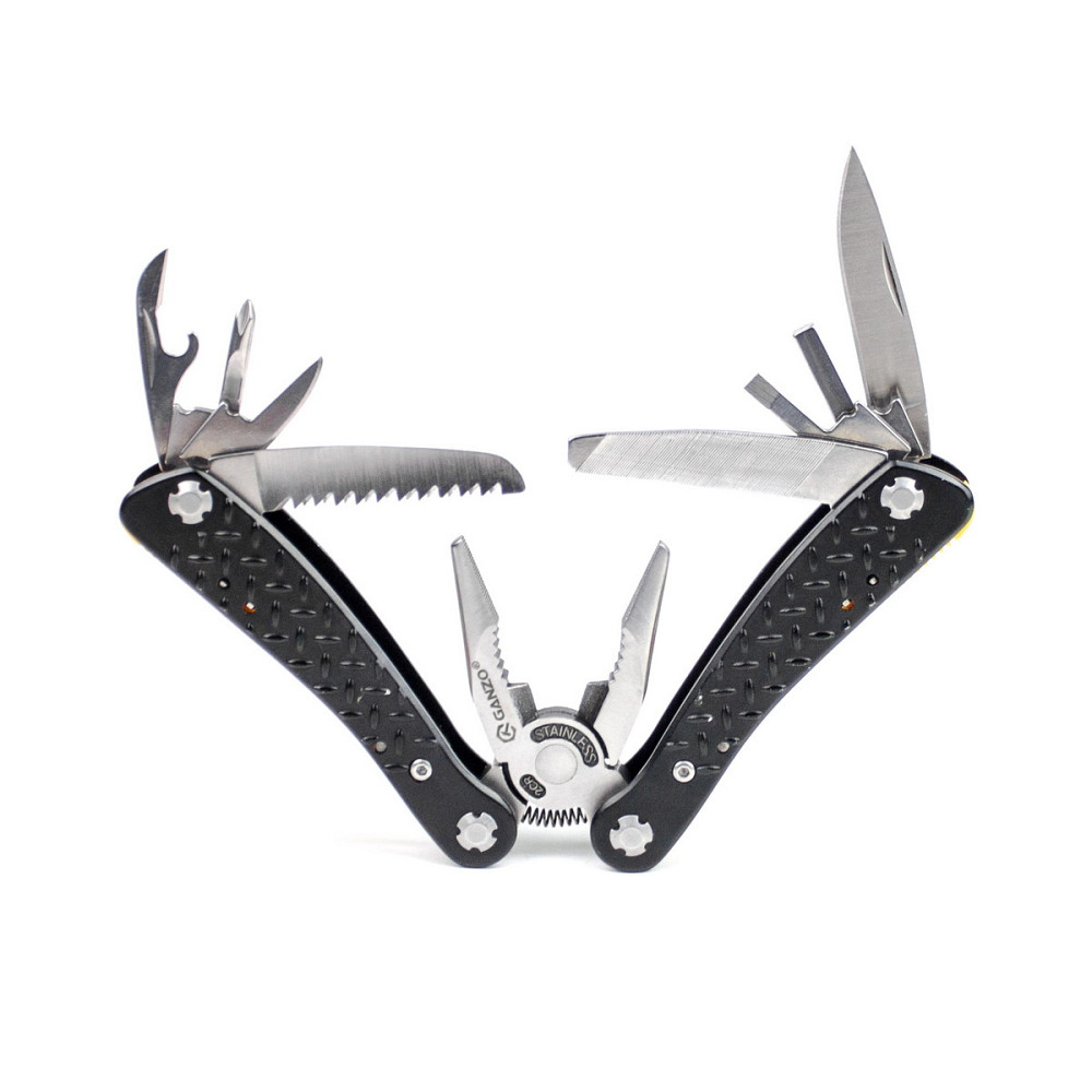 Мультитул Ganzo G106, (16.5 см) 22 функції, чорний + біти та чохол Киев - изображение 8
