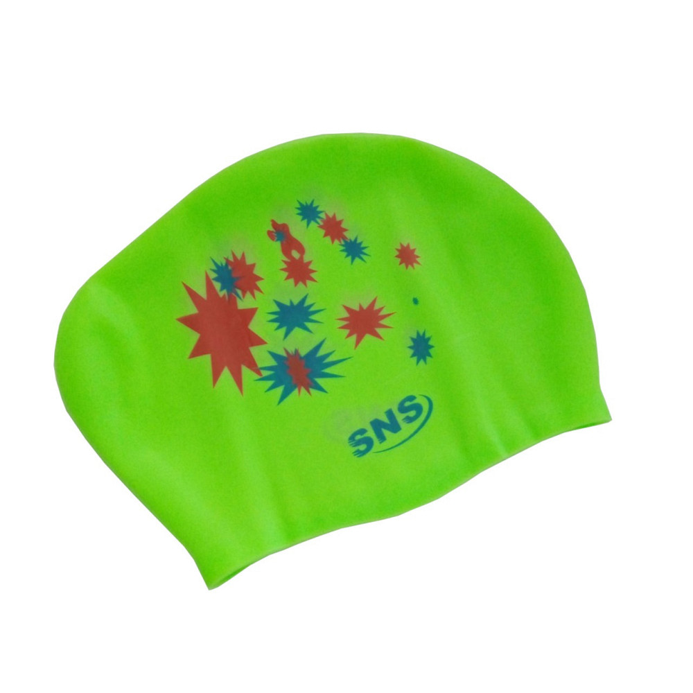 Шапочка для плавання для довгого волосся SNS KW-2 Вишневе - фото 7