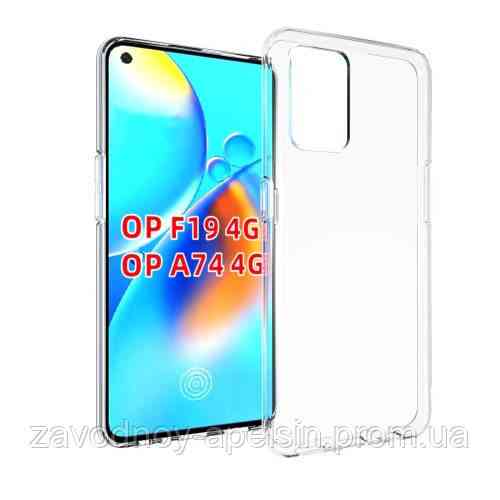 Oppo A74 ультратонкий чохол прозорий Одеса