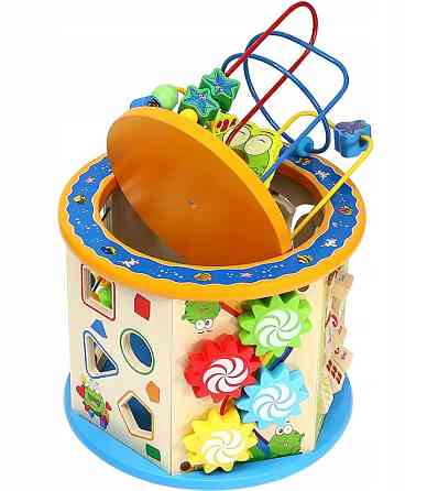 Детский Деревянный развивающий куб ,сортер ,мультибокс 8в1 Kruzzel (22429) Нововолынск