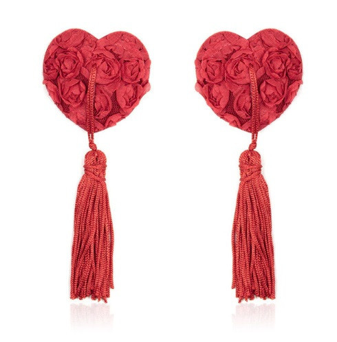 Наклейки на груди з трояндами 6 см червоний Київ - фото 2