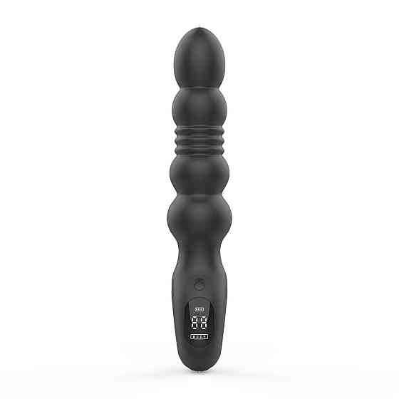 Анальний вібратор з пульсацією Loviss Thor Thrusting Anal Plug, 2 мотори Sex Aura Київ