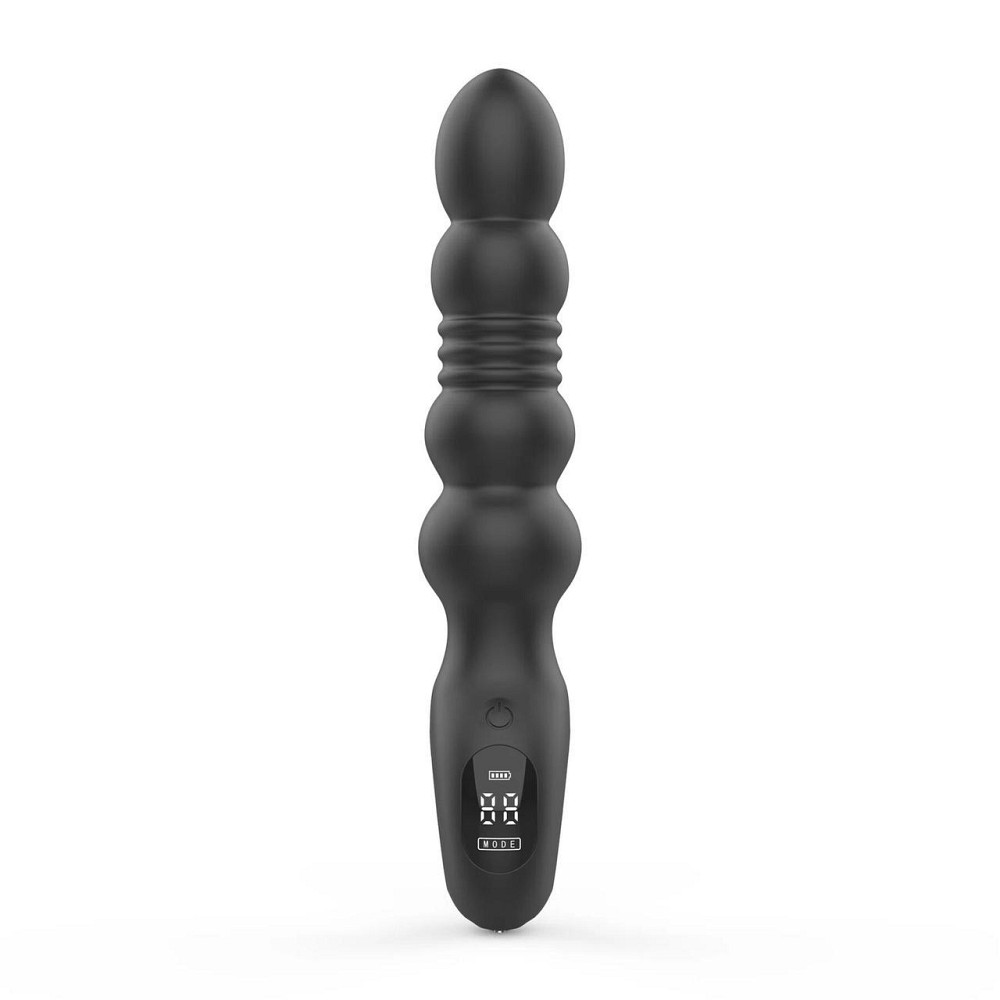 Анальний вібратор з пульсацією Loviss Thor Thrusting Anal Plug, 2 мотори Sex Aura Київ - фото 2
