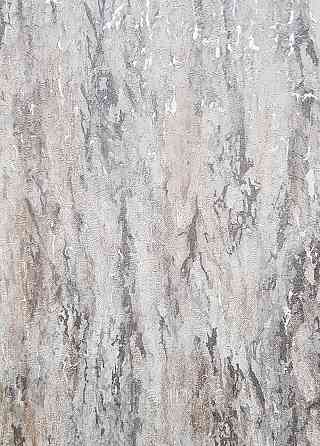 Шпалери вінілові на флізеліні гарячого тиснення DU&KA 1.06х10 вензель основа під штукатурку сірі коричневі Київ