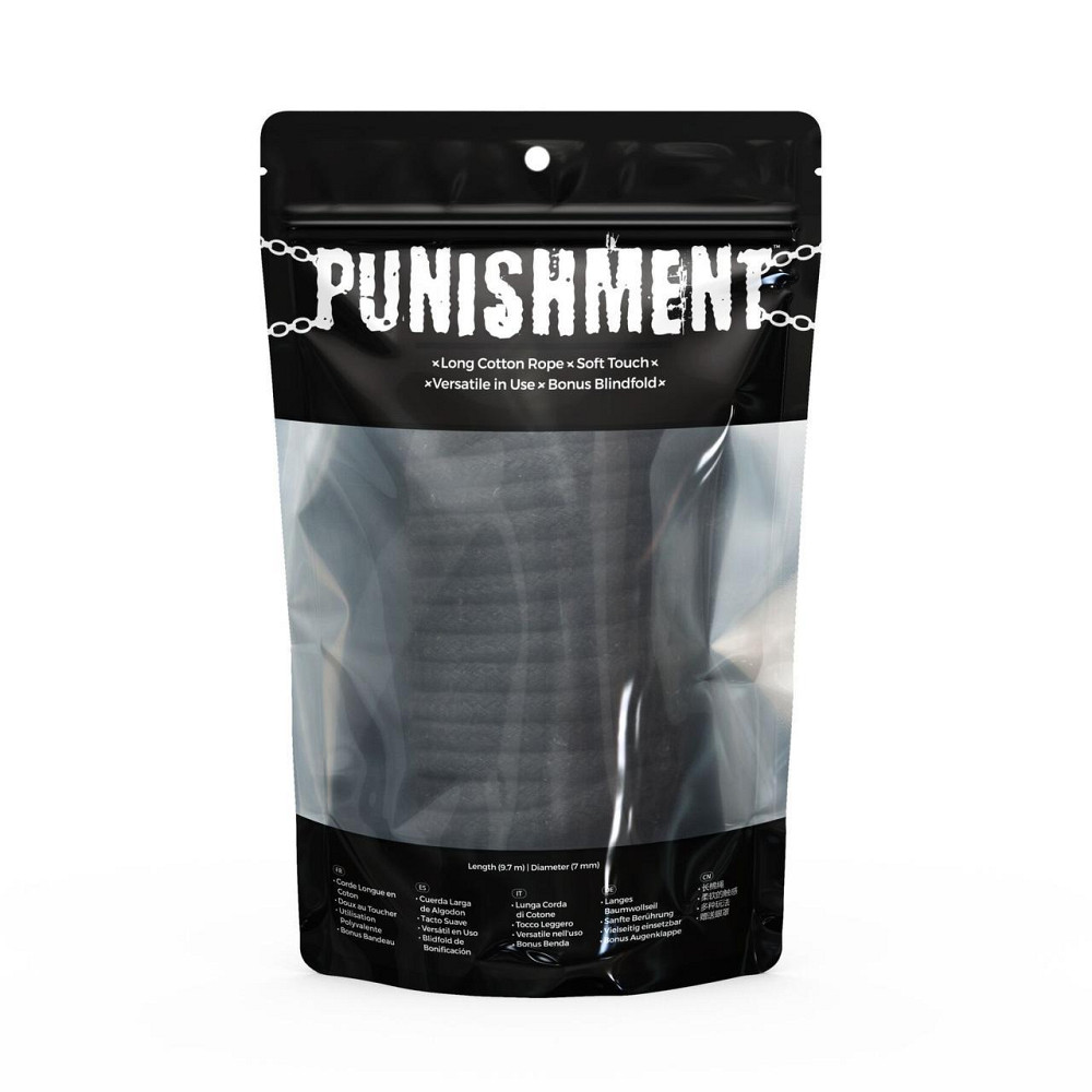 Веревка для шибари Punishment - Bondage Rope – Black Sex Aura Киев - изображение 5