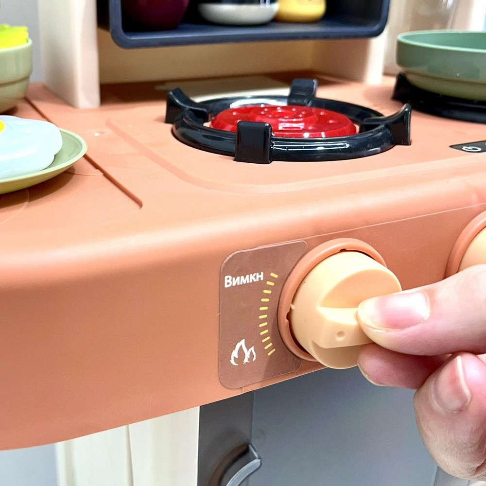 Дитяча кухня TK Group 889-184 тече вода, пар світлові і звукові ефекти Коралова Чернігів - фото 10