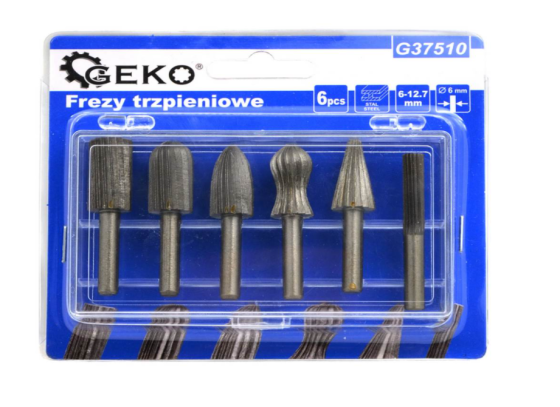 Набір фрез по металу і дереву 6 одиниць Geko G37510 Чернігів