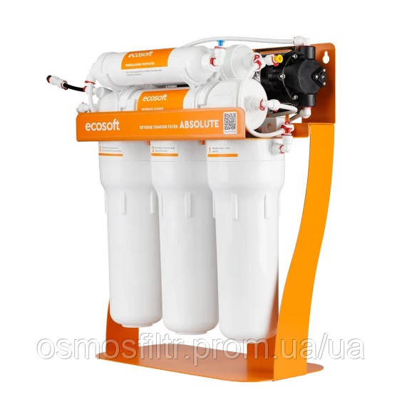 Фильтр обратного осмоса Ecosoft Absolute с минерализатором с насосом с дополнительными картриджами 6 мес (MO675MPSECO+CHV5ECOABS) Киев - изображение 5
