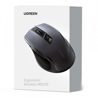 Мишка Ugreen MU006 Ergonomic Wireless Gray/Black (15063) Вінниця - фото 12