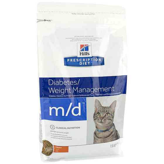 Сухий лікувальни корм Хіллс Hills PD Diabetes/Weight m/d корм для котів 3 кг при цукровому діабеті та ожирінні Вінниця