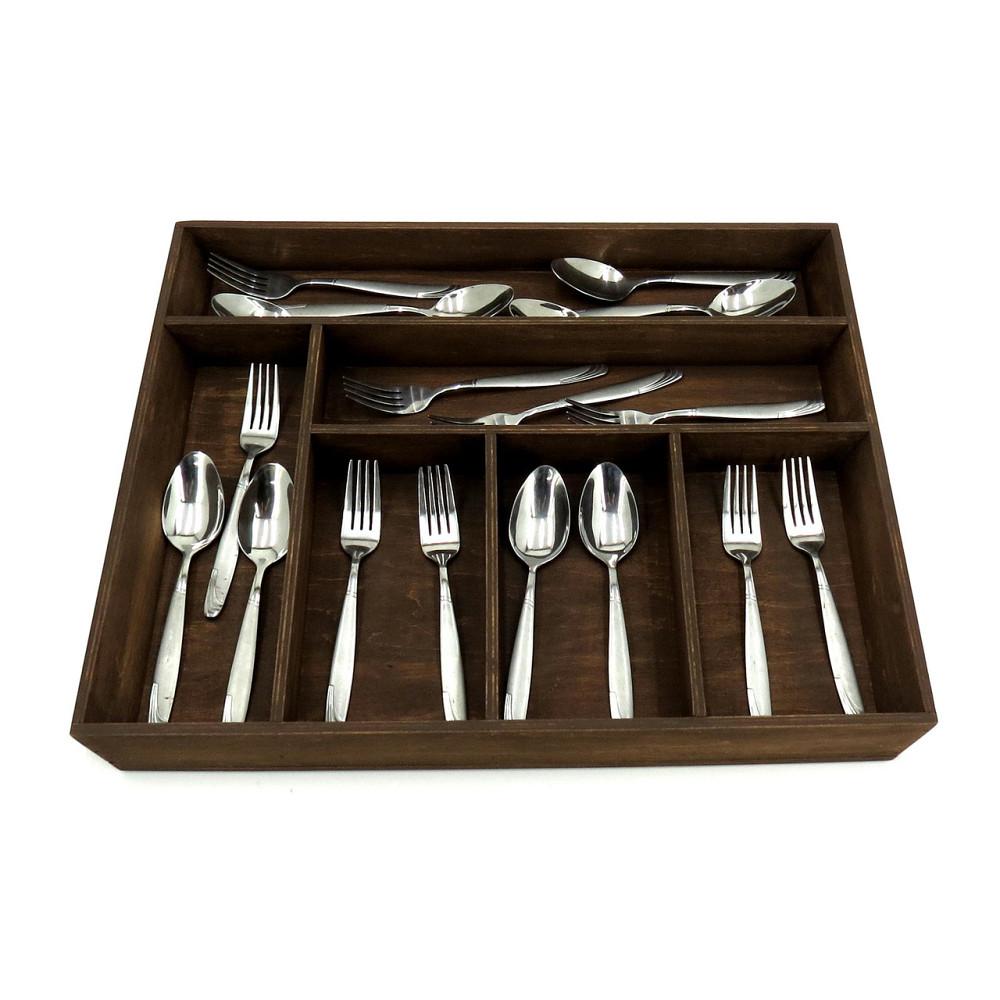 Лоток для столових приладів "Чорізо" мокко Миколаїв - фото 3