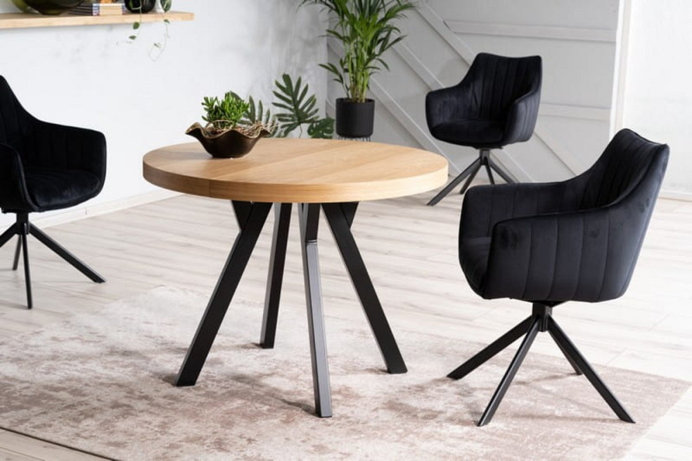 Стілець AZALIA VELVET чорний каркас/чорний BL.19 Київ - фото 15