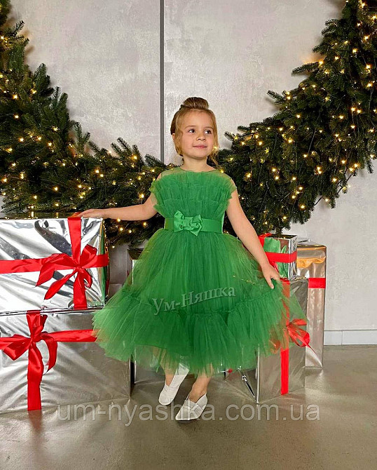 Зелена святкова сукня Кривий Ріг - фото 1