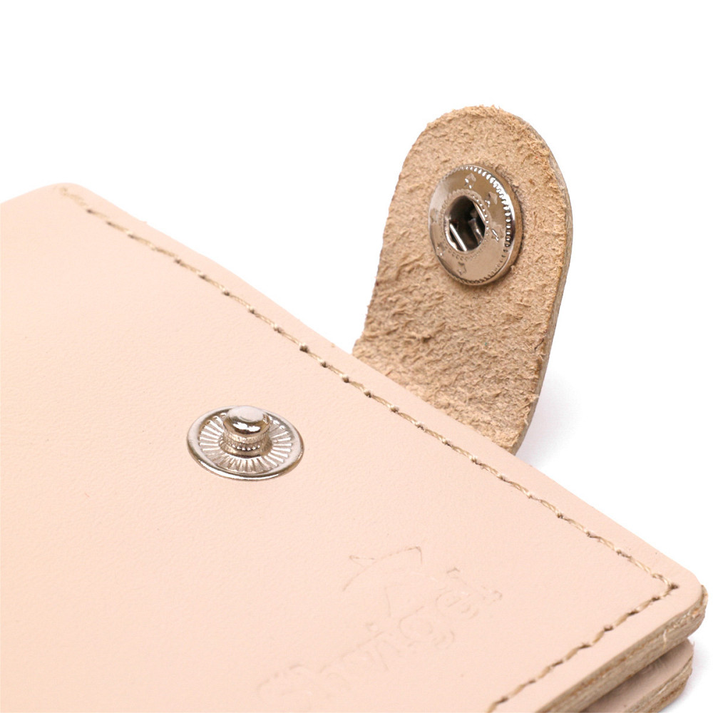 Кожаное стильное портмоне Shvigel 16447 Бежевый Киев - изображение 3