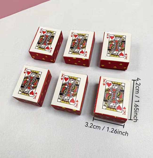 Міні набір гральних карт у коробці, 1 комплект Київ - фото 5