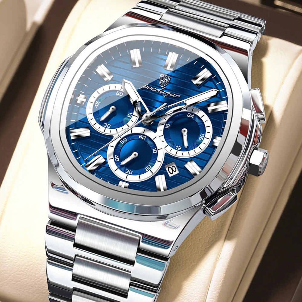 Часы мужские наручные Poedagar RiverWood Серебристый Киев - изображение 11