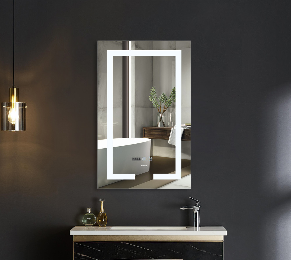 Дзеркало Mixxus HARD MR06-60x80-CASE з Led Touch, Anti-fog, димером, регулятором яскравості, годинником (MI7157) Київ - фото 7