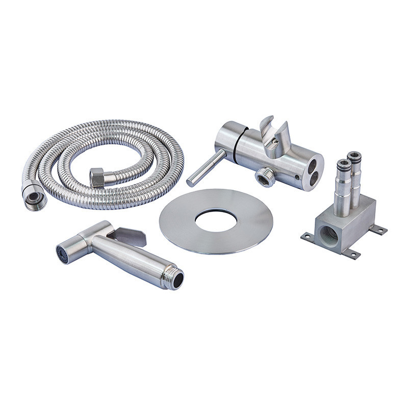 Змішувач для гігієнічного душу Mixxus SUS-333 в стіну нерж. сталь (MI6035) Чернівці - фото 2