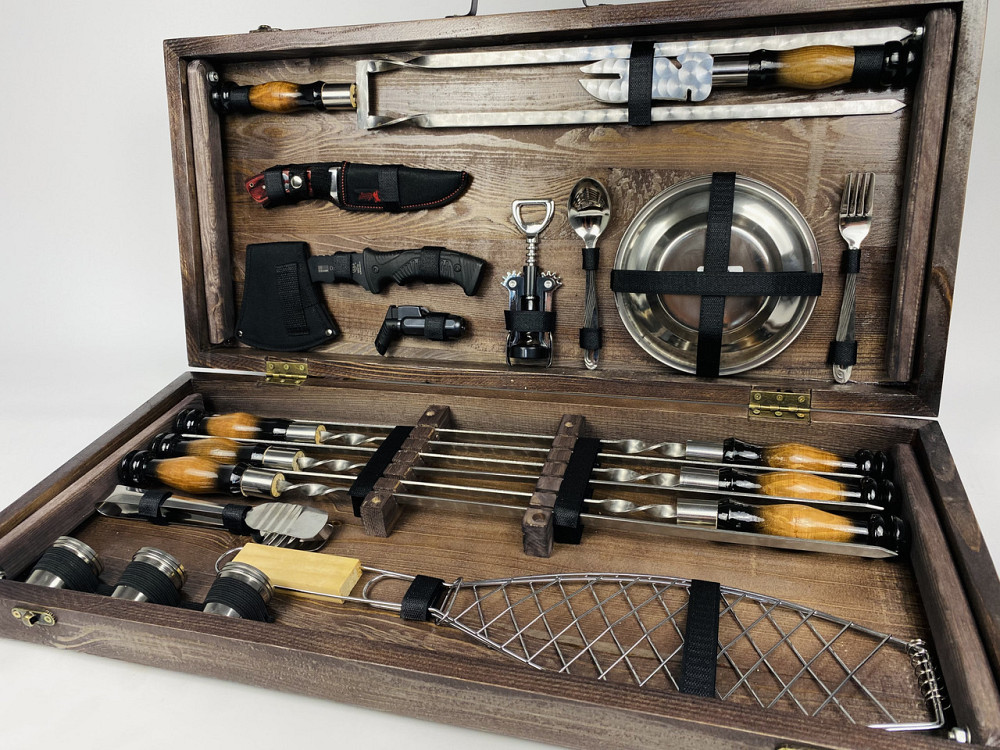 Подарочные наборы шампуров Grill Master. Оригинальный подарок мужчине, папе, куму, другу Тернополь - изображение 6