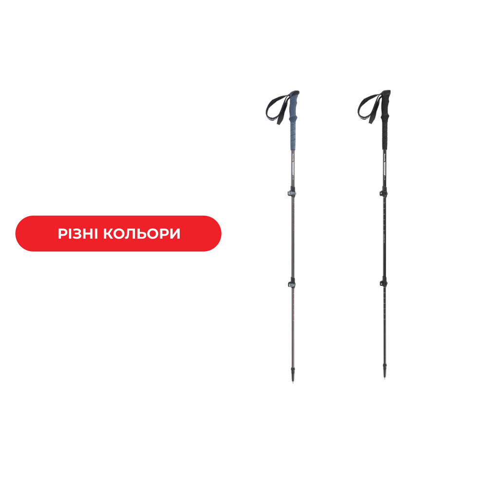 Трекінгова палиця 3-сек. Naturehike ST 03 7075 AL NH17D017-D, сірий Київ - фото 7