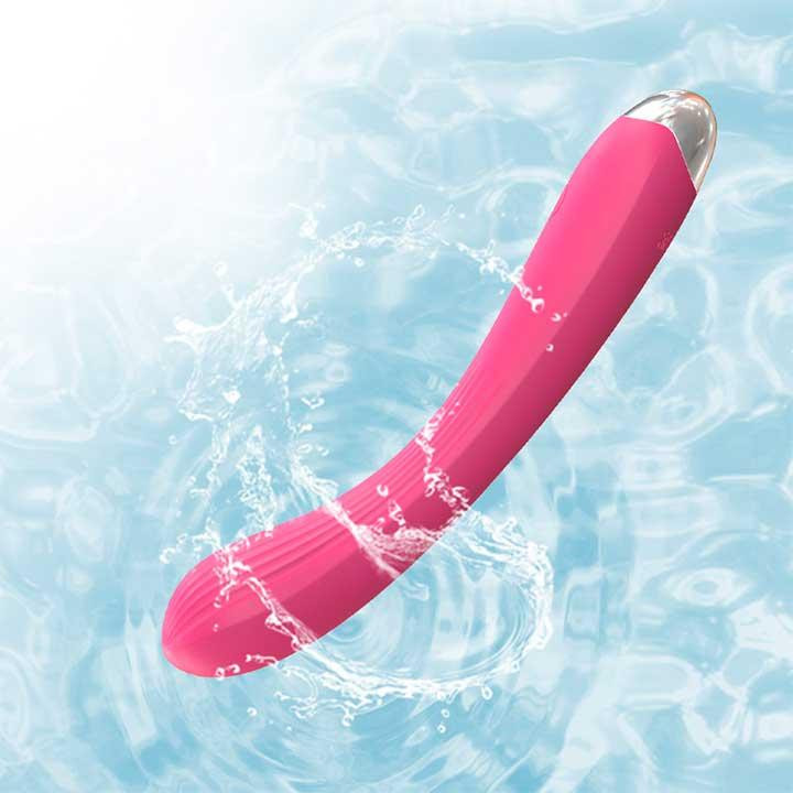 Гнучкий ребристий вібратор "Melo" - Бордо Вінниця - фото 7