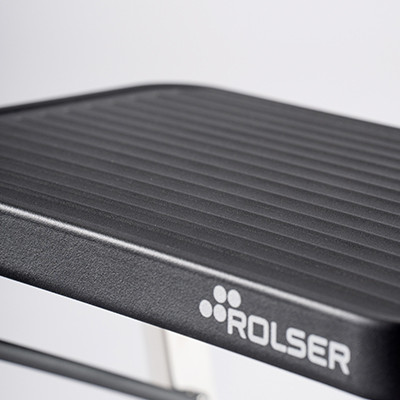 Лестница Rolser Taburete M/11 UNE 3 ступени Антрацит (MET004-1021) Киев - изображение 3