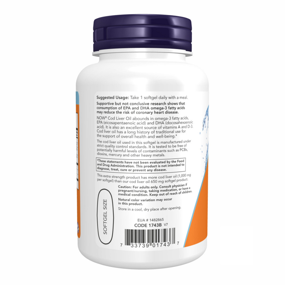 Cod Liver Oil 1000mg - 90 sgels Киев - изображение 3