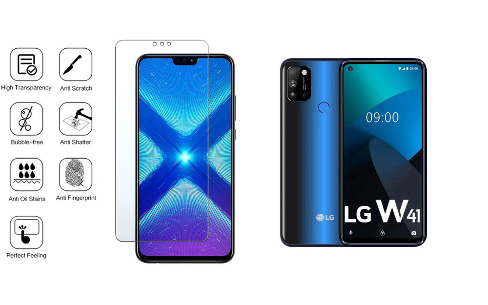 Защитное стекло NeoGlass для LG W41, LG W41 Plus, LG W41 Pro – ультрапрозрачное и устойчивое Киев - изображение 4