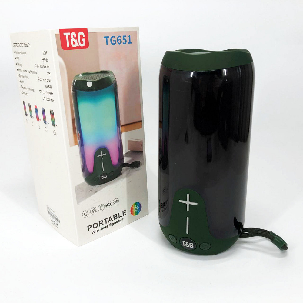 Bluetooth колонка з можливістю підключення флешки, Міні-колонки з підсвічуванням, Блютуз аудіо приймач VL-58 Львів - фото 10