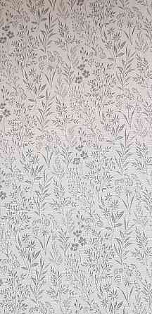 Обои виниловые на флизелине Rasch County Living метровые цветы мелкие прованс серые на белом Киев