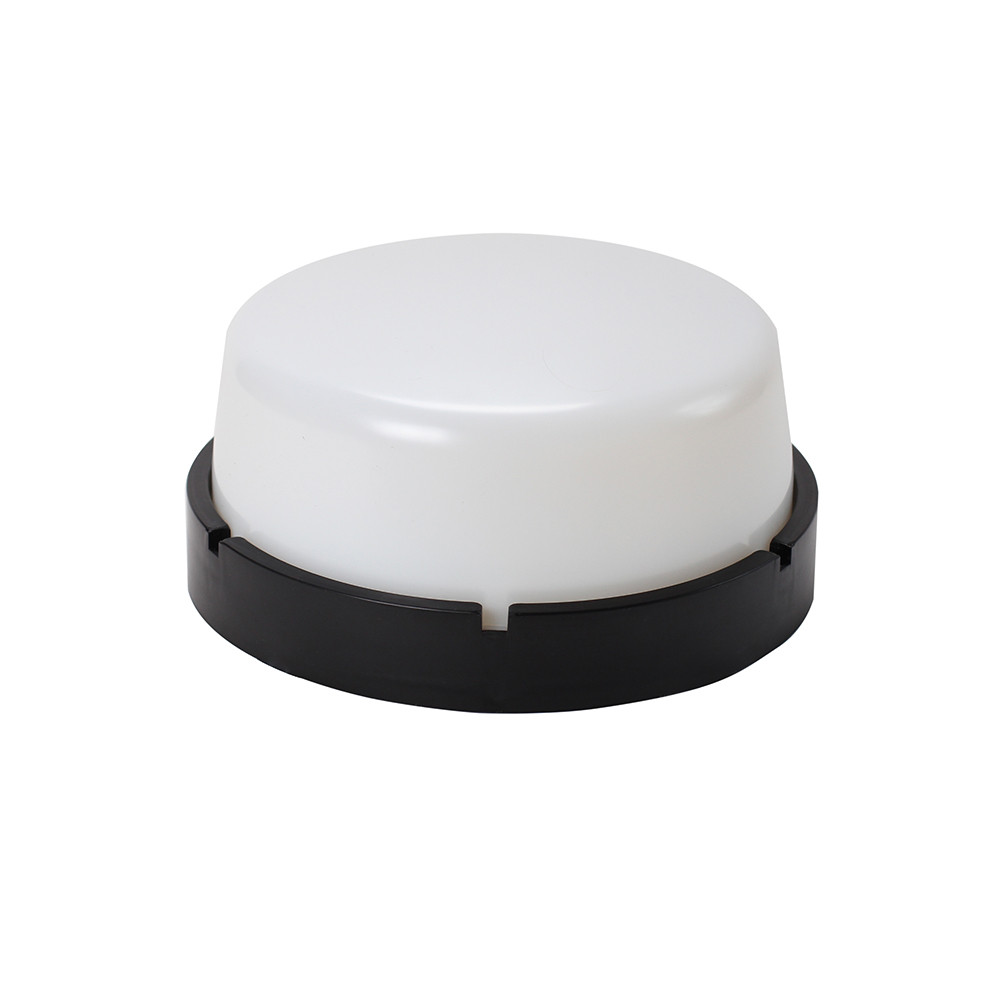 Світильник ERKA 1065D.i LED-Вlack-В з датчиком руху 12W 4200K круглий чорний/білий Е27 IP 65 Київ - фото 1