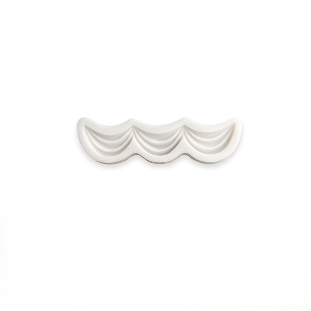 Силиконовая форма Волнистая 123 на 30 мм серый Киев - изображение 7