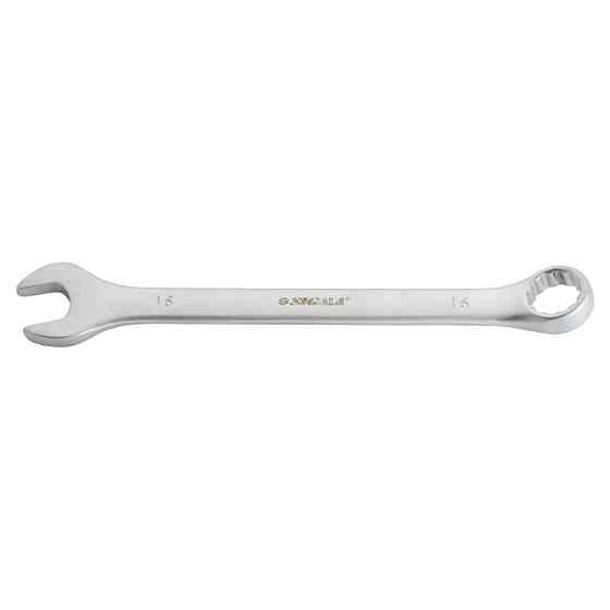 Ключ рожково-накидный 16мм CrV satine с подвесом SIGMA (6021611) Ровно