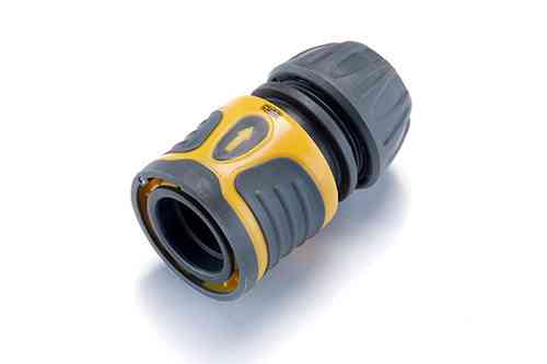Конектор швидкознімний гумовий з аквастопом 1/2 для шлангу 1/2 СИЛА Київ