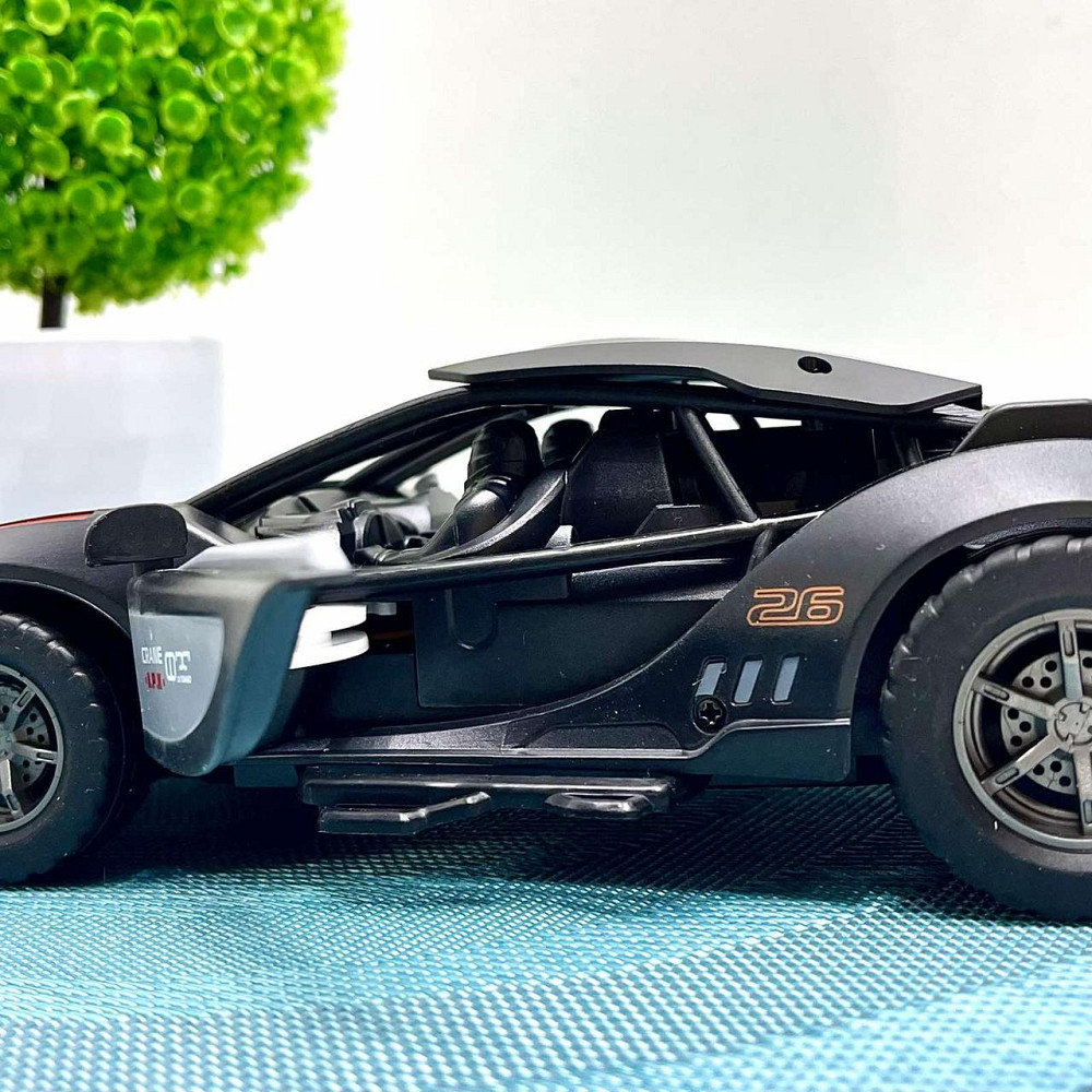 Машинка на радіокеруванні спортивна 26см Чорна (33799) Чернигов - изображение 5
