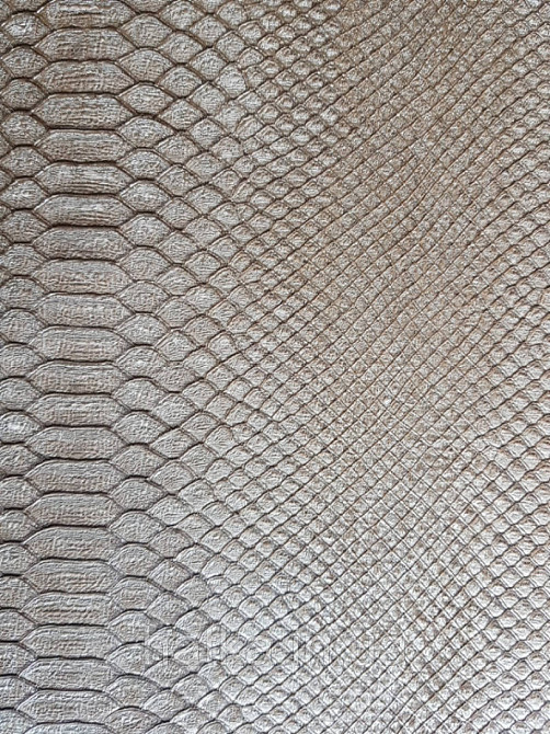 Шпалери Marburg Tango 58841 шкіра змії структурні 3д сріблясто кремова з сріблом 10.05х0.70 м. Київ - фото 3