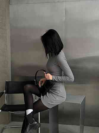 Жіноча повсякденна тепла сукня утеплений рубчик Одеса