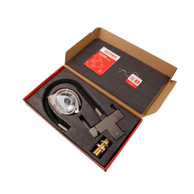 Смеситель для кухни Koer KB-72023-07 с выходом для питьевой воды (KR5010) Киев - изображение 4