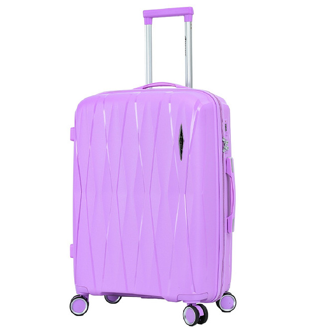 Чемодан полипропиленовый MADISSON 51103 средний 67 см фиолетовый Киев - изображение 1