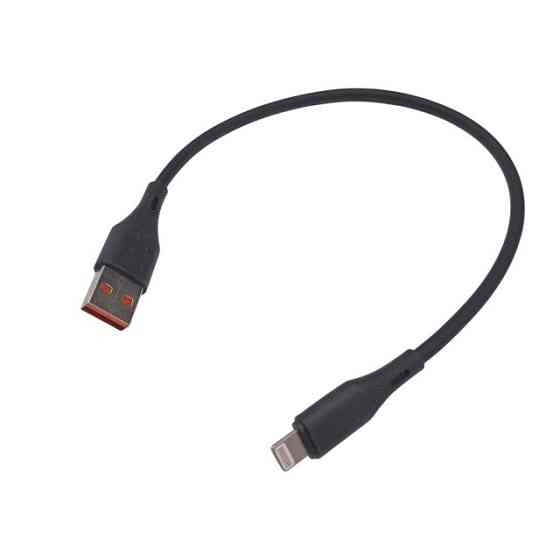 Кабель USB - Lightning iPhone  короткий / Силиконовый / 30см Днепр