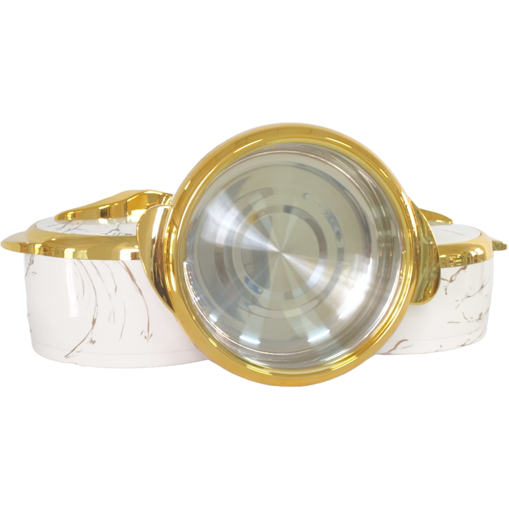 Набор термосов для еды 3в1 термоконтейнеры для сервировки стола, для хранения горячей и холодной пищи 2.5-2-1.5 л,белый Каменец-Подольский - изображение 9