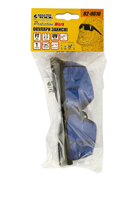 MASTERTOOL Окуляри відкриті MASTERTOOL КОМФОРТ панорамна лінза напівоправа з регульованими дужк Коломия - фото 4