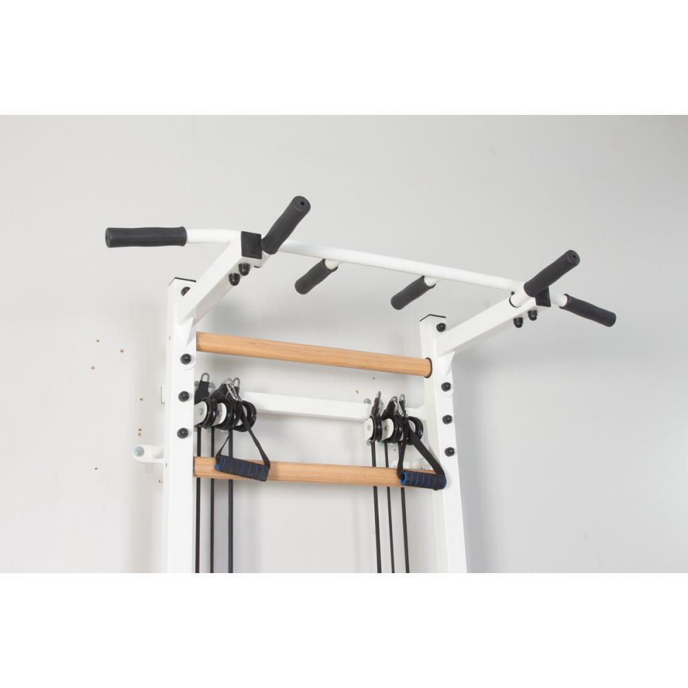 Шведская стенка с эспандерами CrossFulWhite спортивная для детей и взрослых усиленная металлическая для семьи Кам'янське - фото 6