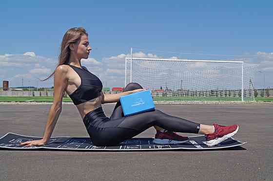 Блок для йоги PowerPlay 4006 Yoga Brick Синій Луцьк