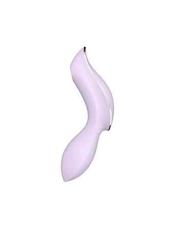 Вакуумный стимулятор с вибрацией Satisfyer Curvy Trinity 2 Violet Sex Aura Киев
