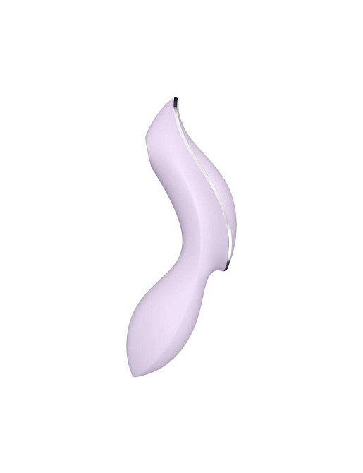 Вакуумный стимулятор с вибрацией Satisfyer Curvy Trinity 2 Violet Sex Aura Киев - изображение 2