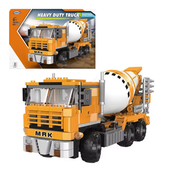 Конструктор дитячий Бетономішалка ігрова.Будівельна техніка на 654 деталі Кам'янець-Подільський