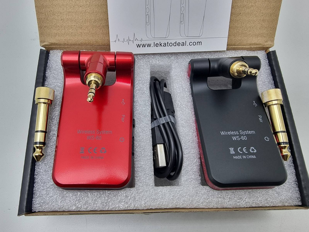 Безпровідний передавач для електрогітари Lekato WS-60 Луцк - изображение 6